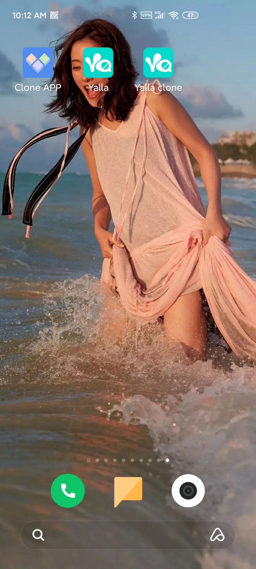 You can open your newly cloned 