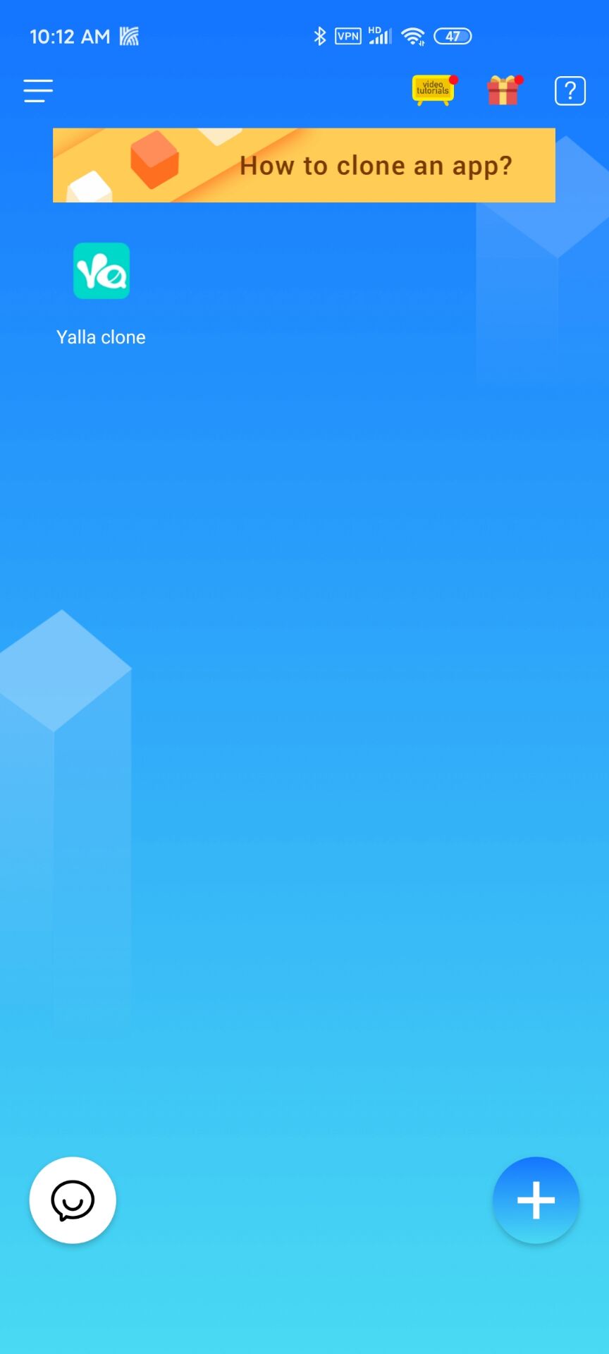 You can open your cloned 